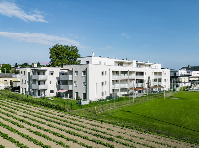 Premstätten, Hauptstraße 161a bis 161c - Eigentumswohnungen, Mietwohnungen mit Kaufoption (Mietkaufwohnungen), Mietwohnungen der GWS - GWS-Wohnungen - Projektbild