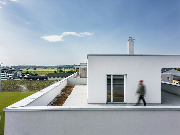 Premstätten, Hauptstraße 161a bis 161c - Eigentumswohnungen, Mietwohnungen mit Kaufoption (Mietkaufwohnungen), Mietwohnungen der GWS - GWS-Wohnungen - Projektbild